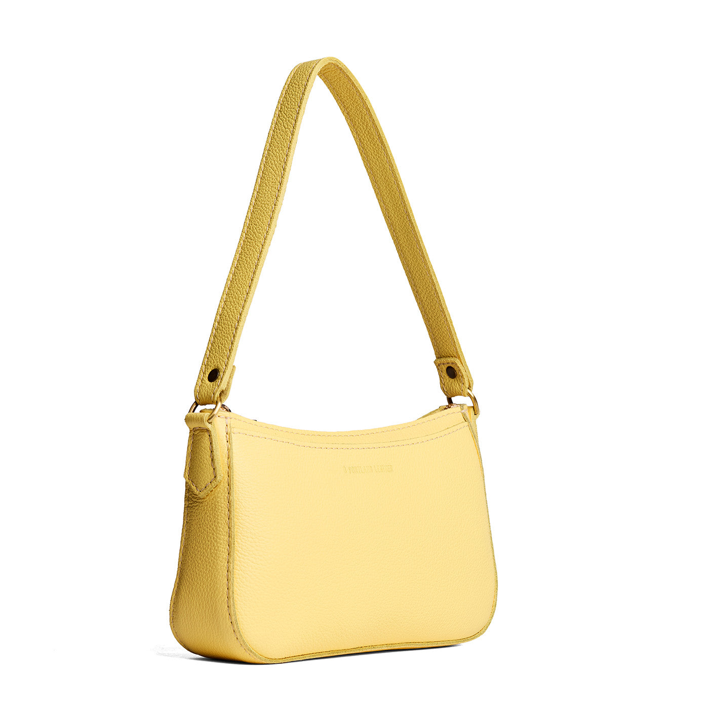 Butter Bliss | Petite bean shaped shoulder bag with a zipper closure