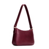 Cabernet Small | Large bean shaped shoulder bag with a zipper closure