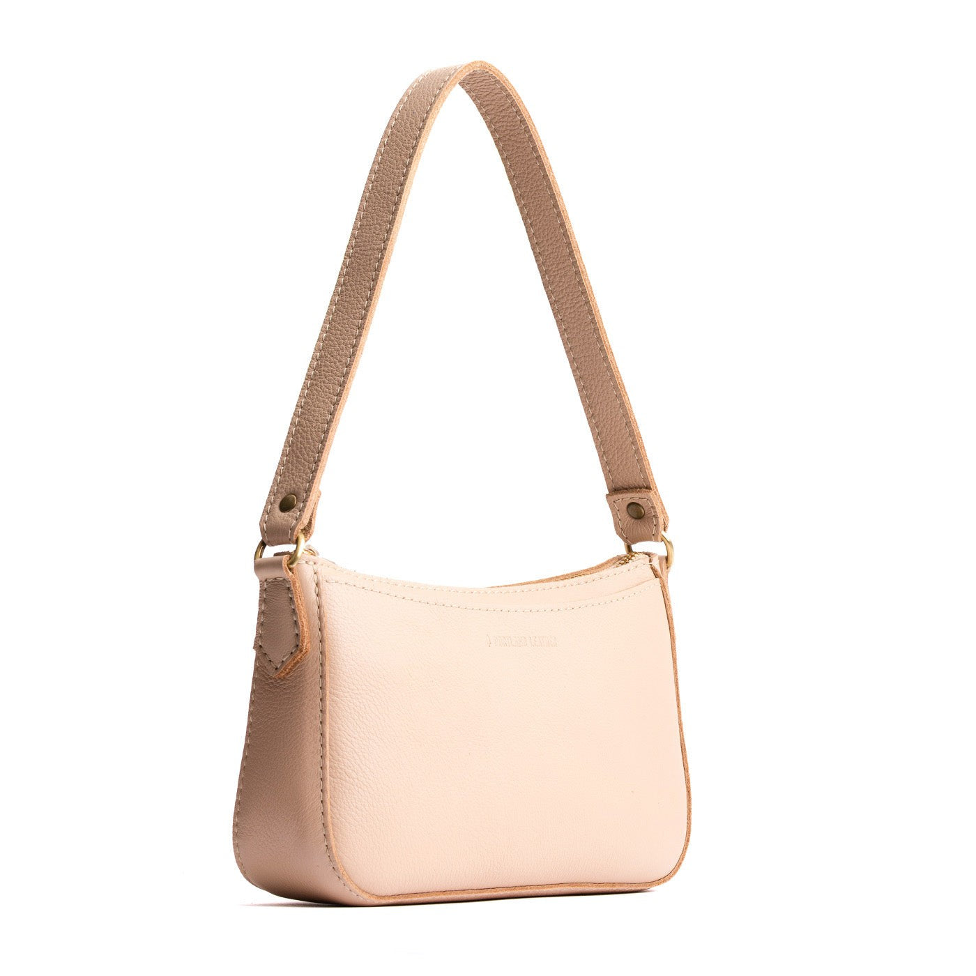 Moonflower | Petite bean shaped shoulder bag with a zipper closure