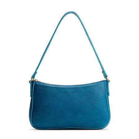 Planetary*Small | Large bean shaped shoulder bag with a zipper closure