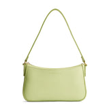 Shadow Lime Small | Petite bean shaped shoulder bag with a zipper closure