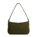 Verdant Small | Large bean shaped shoulder bag with a zipper closure
