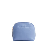 Aster Mini | Compact leather pouch with top zipper