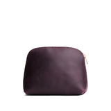 Larkspur Classic | Compact leather pouch with top zipper