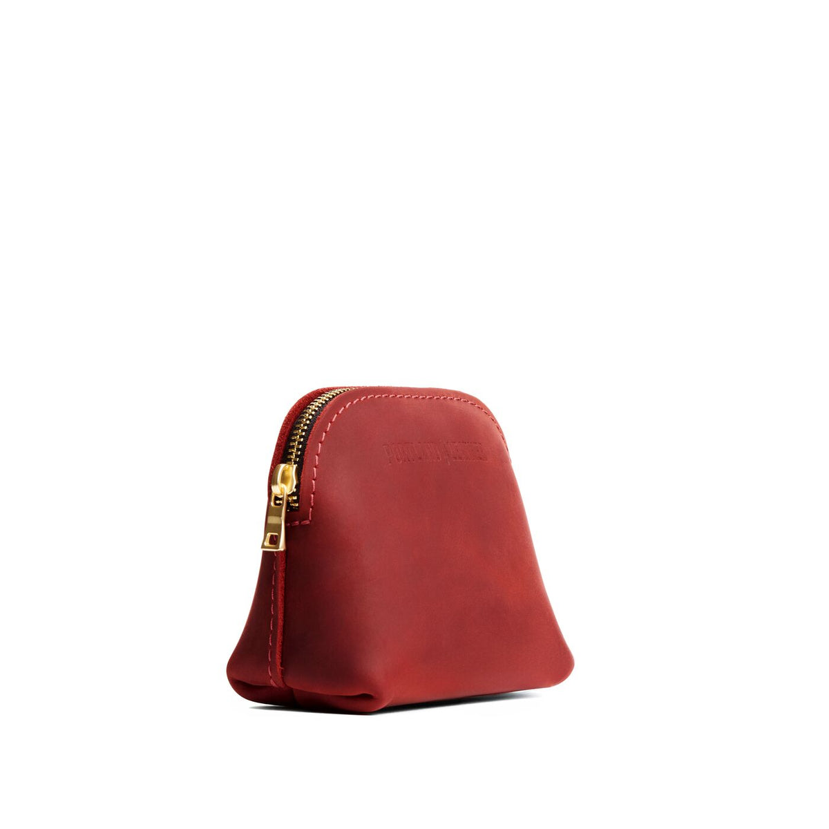 Phoenix*Mini | Compact leather pouch with top zipper