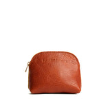 Sienna Mini | Compact leather pouch with top zipper