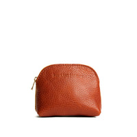 Sienna*Mini | Compact leather pouch with top zipper