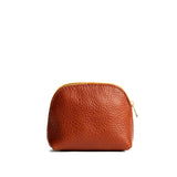 Sienna Mini | Compact leather pouch with top zipper