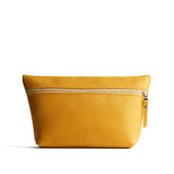 Sunshine Extra Large | Large leather makeup bag with zipper