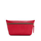 Cherry Large | Large leather makeup bag with zipper