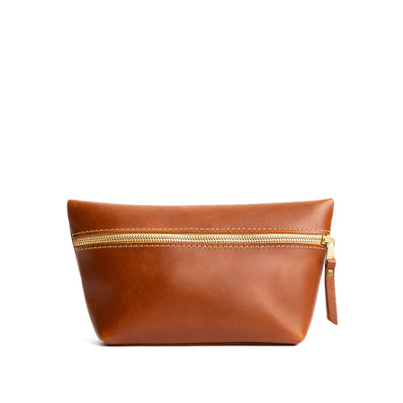 Honey*Extra Large | Large leather makeup bag with zipper