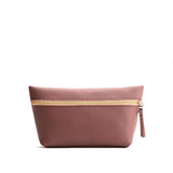 Sunkissed Large | Large leather makeup bag with zipper