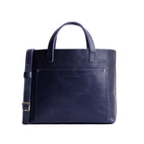 Cobalt Classic | Midsize crossbody tote with handles and a pocket