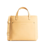 Vanilla Zipper | Midsize crossbody tote with handles and a pocket