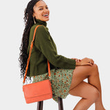 Koi Medium | Leather Crossbody Bag with Magnetic Messenger Bag Closure