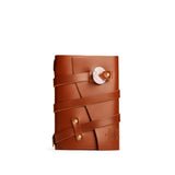 Madrone Wrap Compass | Wrap Journal with stone end and embossed design