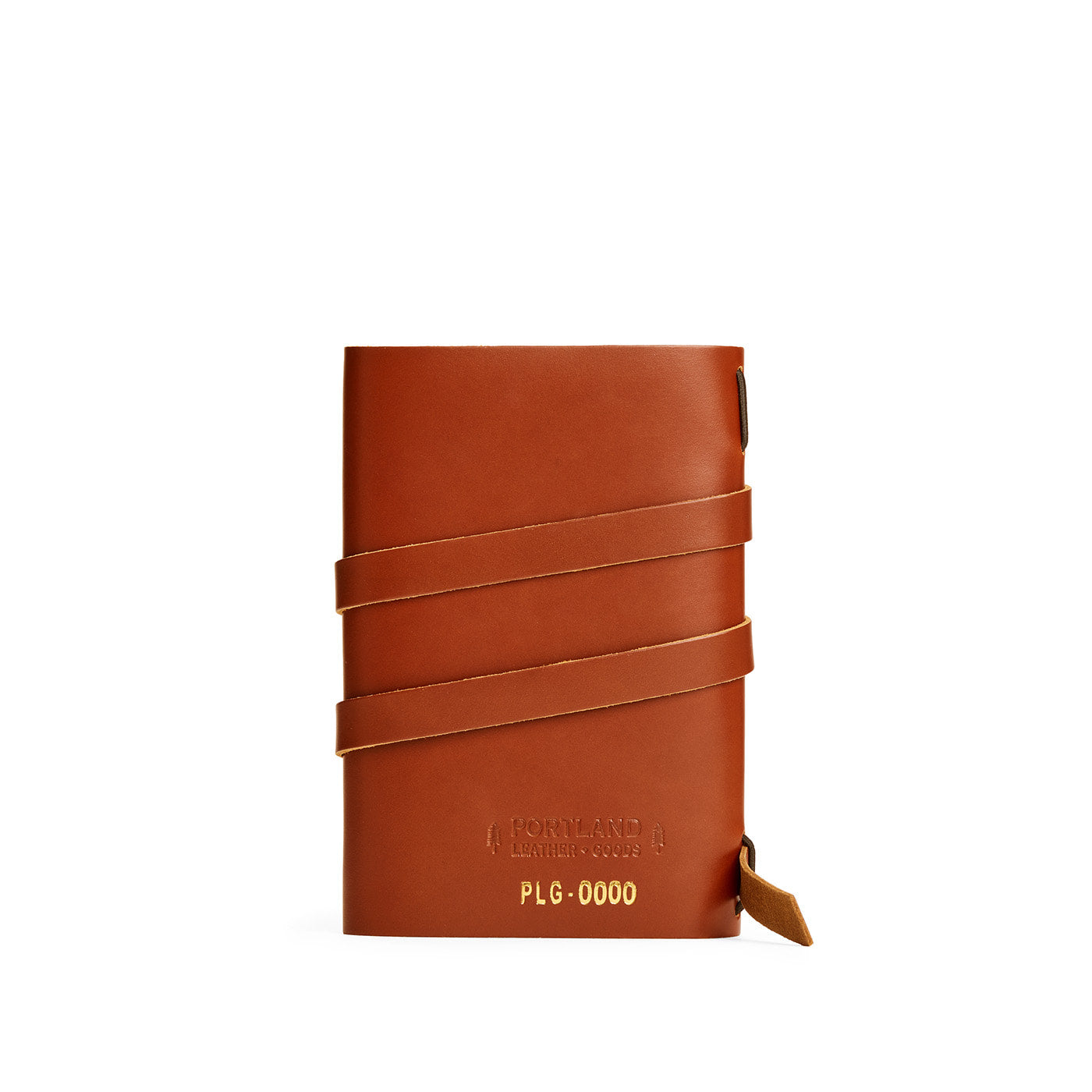 Madrone*Wrap*ANY | Wrap Journal with stone end and embossed design