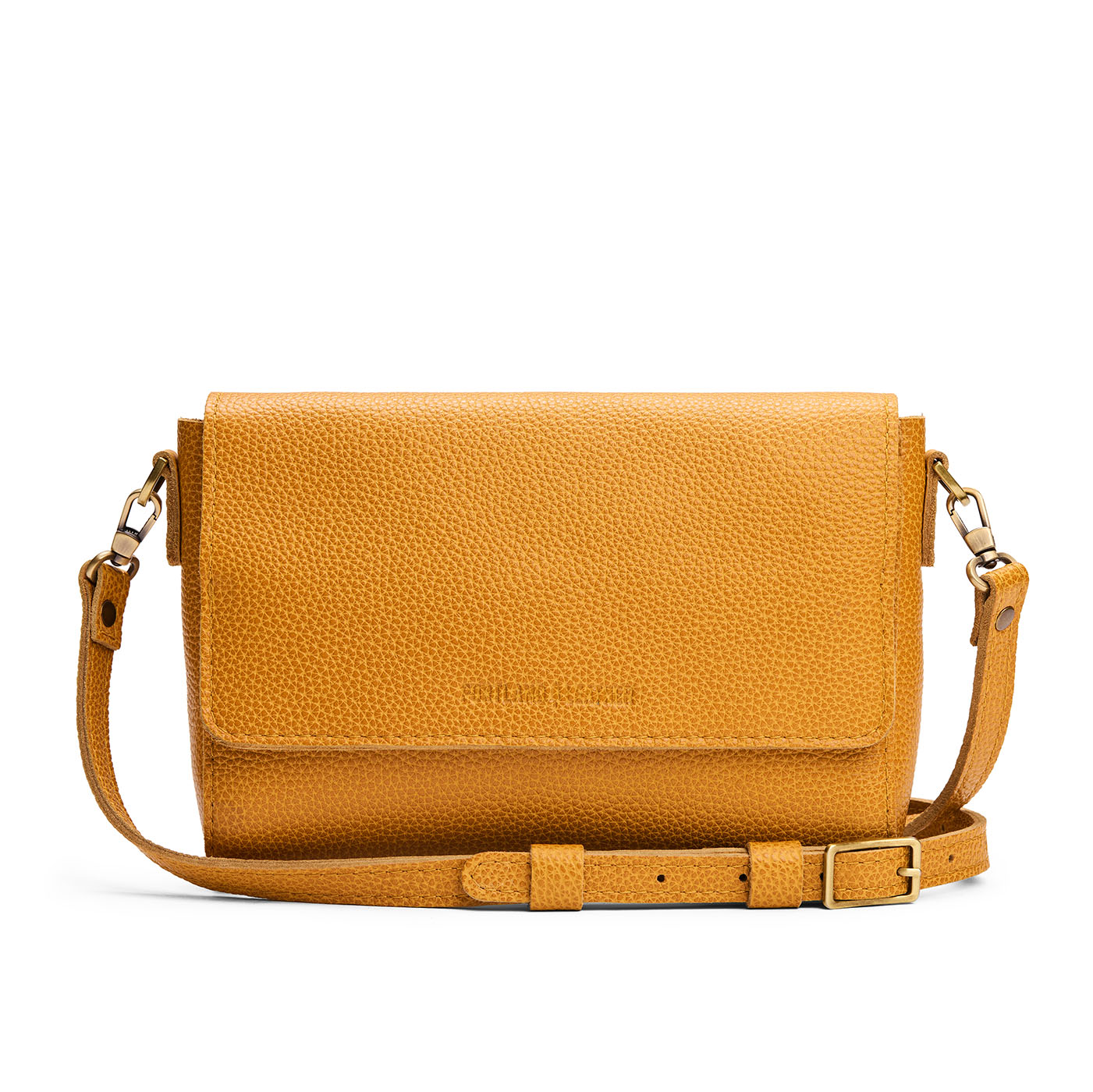 Sunshine*Medium | Leather Crossbody Bag with Magnetic Messenger Bag 