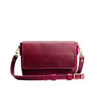 Orchid*Mini | Small Leather Crossbody Bag with Magnetic Messenger Bag Closure