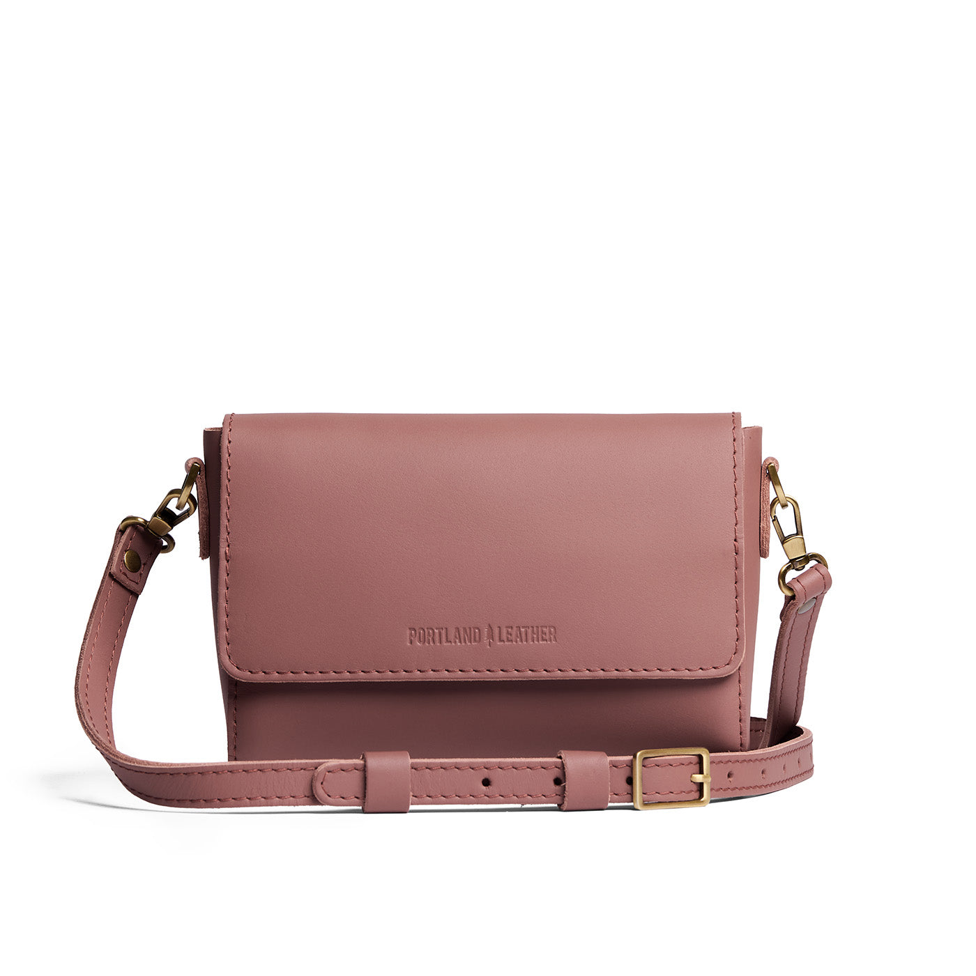 Sunkissed*Mini | Small Leather Crossbody Bag with Magnetic Messenger Bag Closure