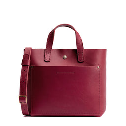 Berry Good*Classic | Crossbody tote bag with snap closure and front pocket