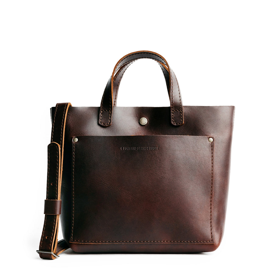 Dakota Small Leather Satchel - Black