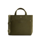 Verdant Classic | Crossbody tote bag with snap closure and front pocket
