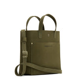 Verdant Classic | Crossbody tote bag with snap closure and front pocket