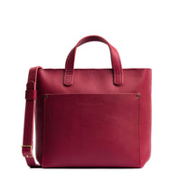 Berry Good*Zipper | Crossbody tote bag with zipper closure and front pocket