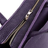 Empire Zipper | Closeup of zipper on crossbody tote bag with zipper closure and front pocket