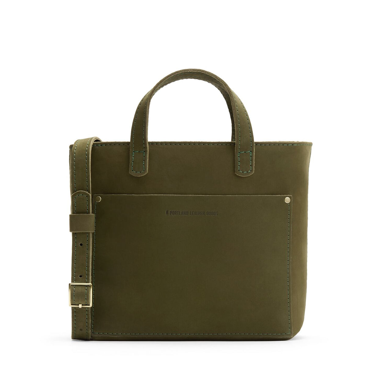 Verdant*Zipper | Crossbody tote bag with snap closure and front pocket