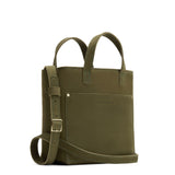 Verdant Zipper | Crossbody tote bag with snap closure and front pocket