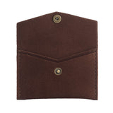 Stagecoach | Small leather envelope card wallet with snap closure