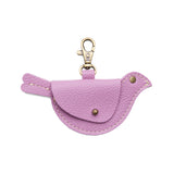 Calla Lily | Bird shaped pouch with button closure and lobster clasp