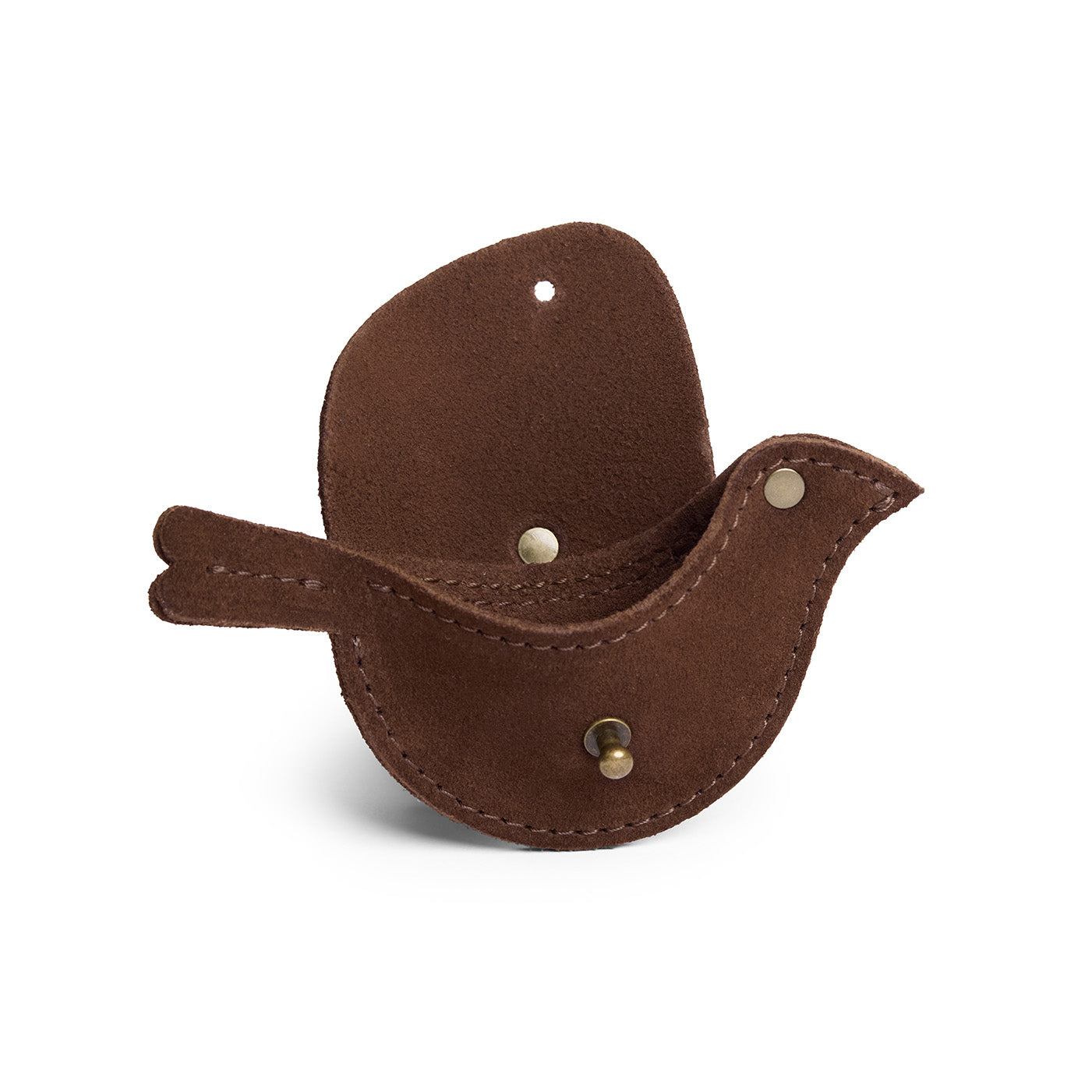 Stagecoach | Bird shaped pouch with button closure and lobster clasp
