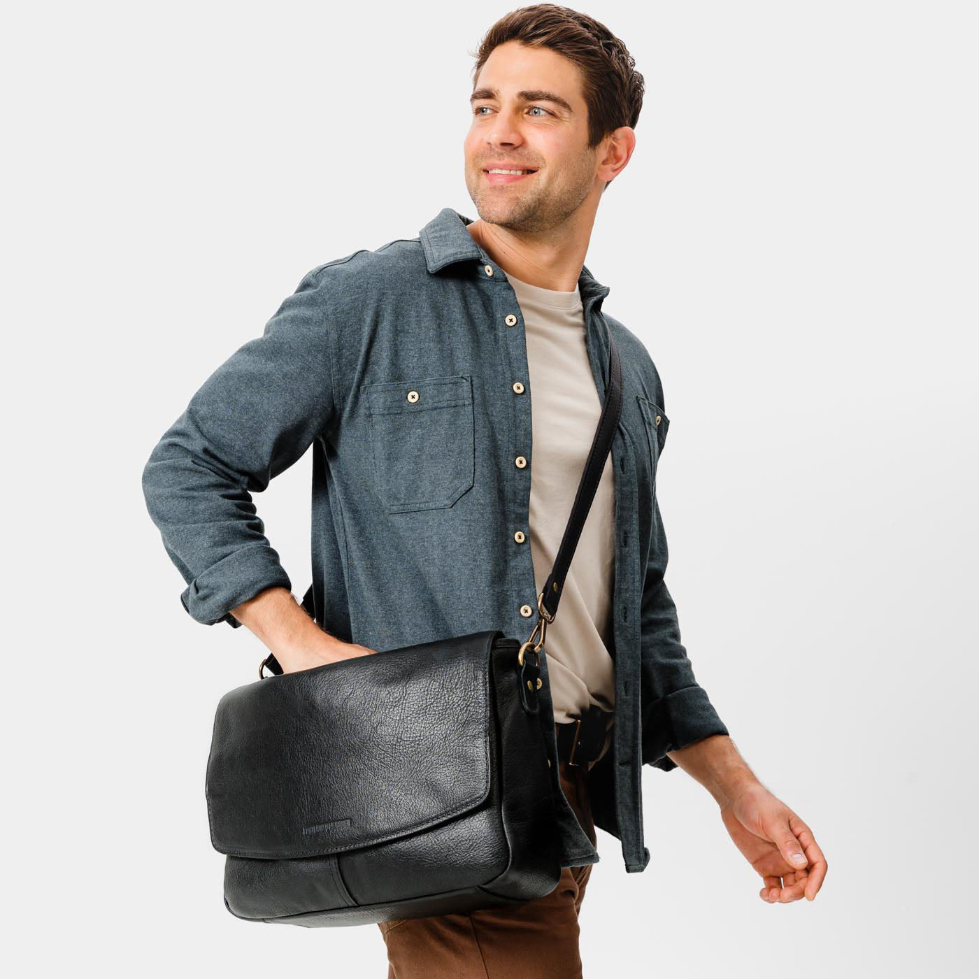 The Real Leather Company  Leather Messenger Bags for Men