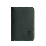 Evergreen | Leather passport case with PLG logo