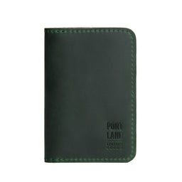 Evergreen | Leather passport case with PLG logo