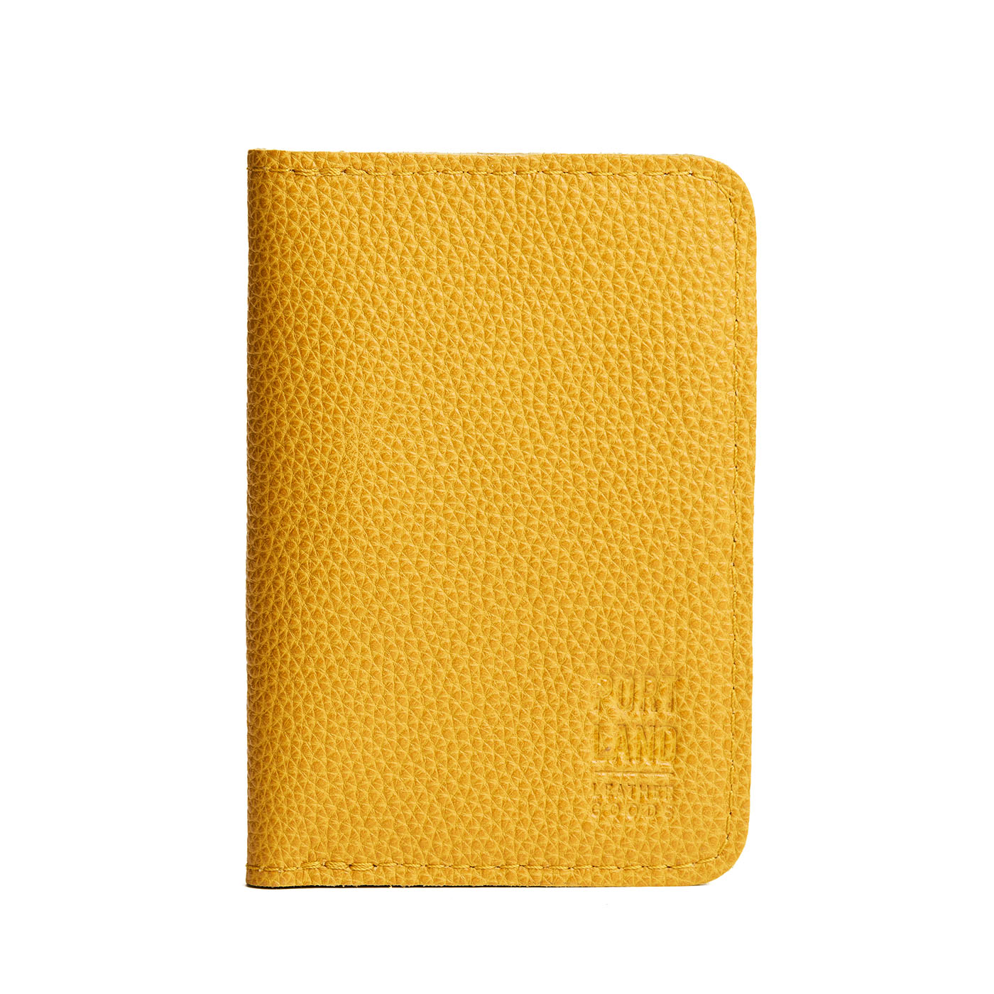 Sunshine | Leather passport case with PLG logo