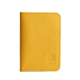 Sunshine | Leather passport case with PLG logo