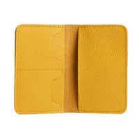 Sunshine | Leather passport case with PLG logo