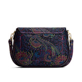 Carnival Large | Petite leather Crossbody with a flap and magnetic closure