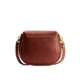 Nutmeg Small | Petite leather Crossbody with a flap and magnetic closure