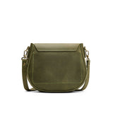 Old Growth Small | Petite leather Crossbody with a flap and magnetic closure