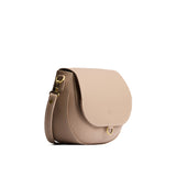 Stone Small | Petite leather Crossbody with a flap and magnetic closure