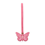 Wild Rose | Embroidered butterfly tassel accessory on a bag