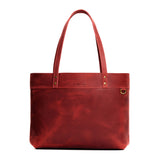 Phoenix Large Classic | Leather tote bag with riveted straps and exterior key loop