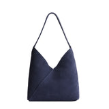 Alaska Blue Large | Mid-size shoulder bag with magnetic snap closure