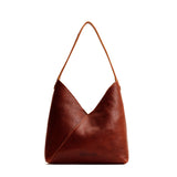 Nutmeg Large | Mid-size shoulder bag with magnetic snap closure
