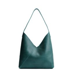 Sea Glass*Large | Mid-size shoulder bag with magnetic snap closure